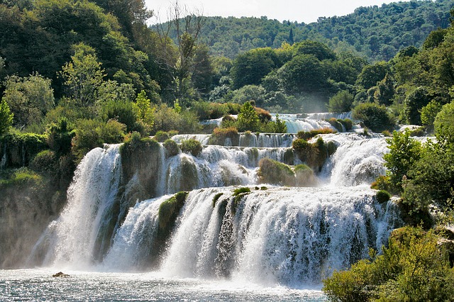 vodopád v chorvatsku